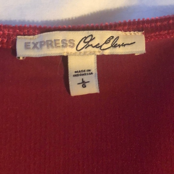 Express wrap top sz L. Valentines Day. Party ready - Picture 2 of 2